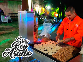 Trompos de tacos al pastor para bodas en cdmx